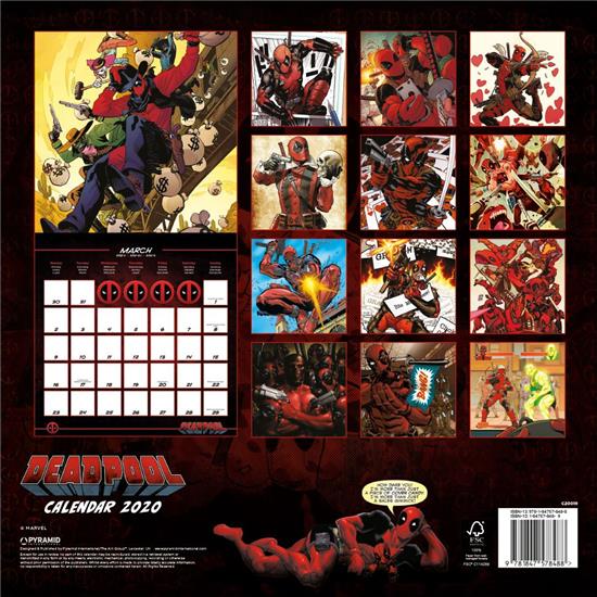 Deadpool: Deadpool 2020 Kalender