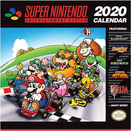 Nintendo: Super Nintendo 2020 Kalender