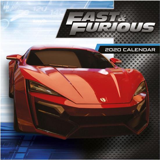 Fast & Furious: Fast & Furious 2020 Kalender