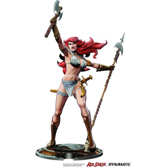 Red Sonja: Red Sonja Statue 45th Anniversary by Frank Thorne 32 cm