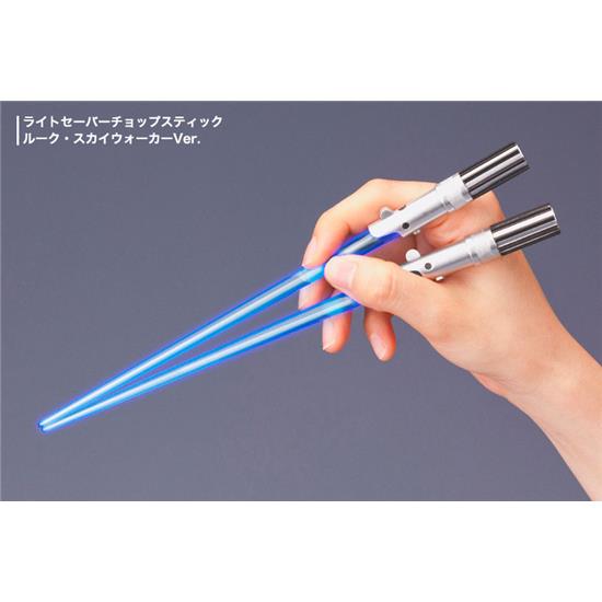 Star Wars: Luke Skywalker Lightsaber Chopsticks Med Lys