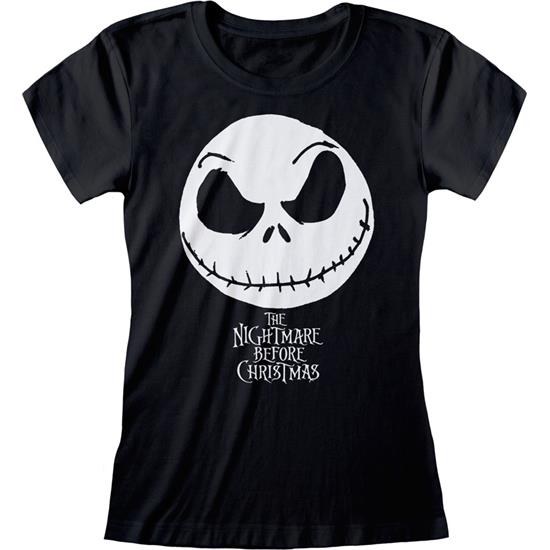 Nightmare Before Christmas: Jack Face & Logo T-Shirt (damemodel)