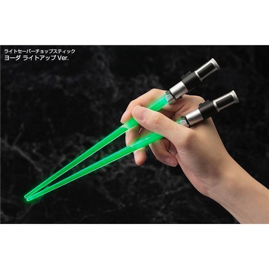 Star Wars: Yoda Lightsaber Chopsticks Med Lys
