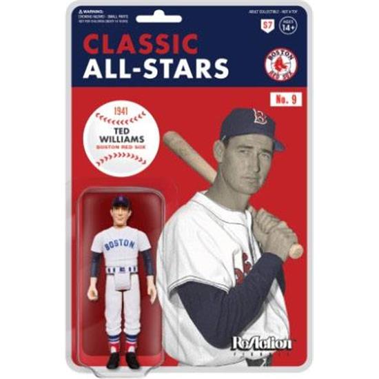 MLB - Baseball: Ted Williams (Boston Red Sox) ReAction Action Figure 10 cm