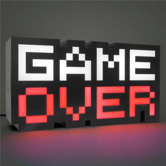 Retro Gaming: Game Over 8-BIT Lampe 30 cm