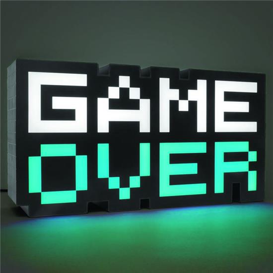 Retro Gaming: Game Over 8-BIT Lampe 30 cm