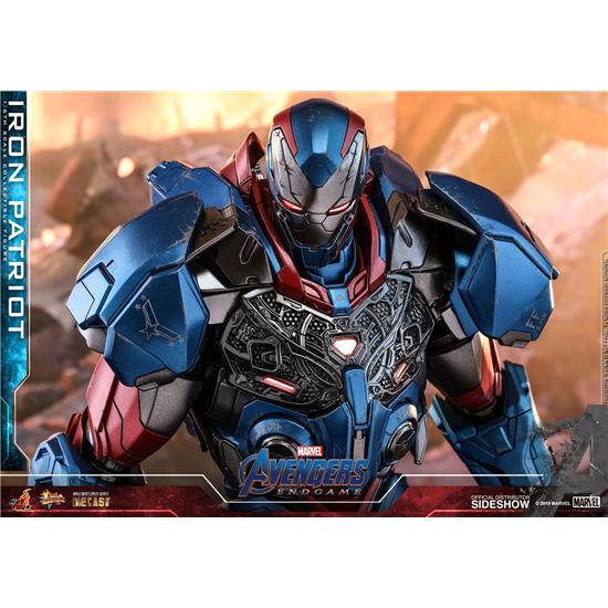 Avengers: Iron Patriot Movie Masterpiece Series Diecast Action Figure 1/6 32 cm