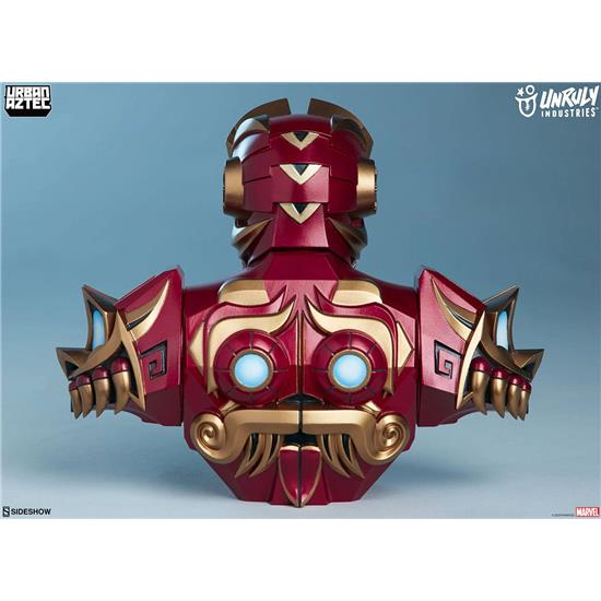 Iron Man: Iron Man by Jesse Hernandez Marvel Urban Aztec PVC Bust 18 cm