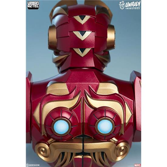 Iron Man: Iron Man by Jesse Hernandez Marvel Urban Aztec PVC Bust 18 cm