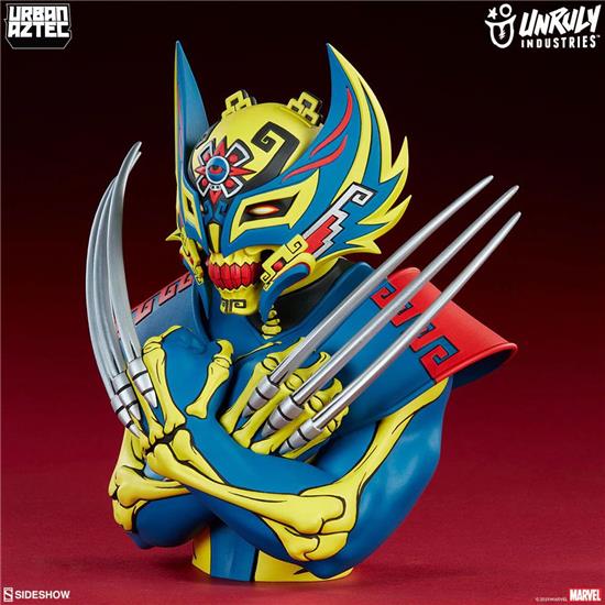 X-Men: Wolverine by Jesse Hernandez Marvel Urban Aztec PVC Bust 20 cm