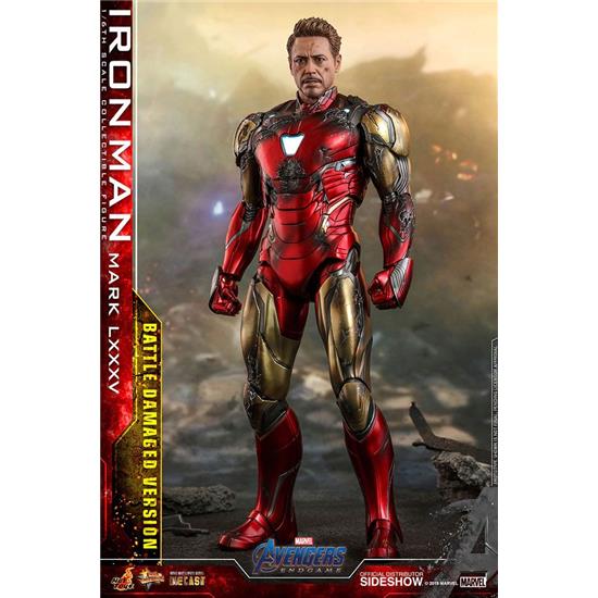 Avengers: Iron Man Mark LXXXV Battle Damaged MMS Diecast Action Figure 1/6 32 cm