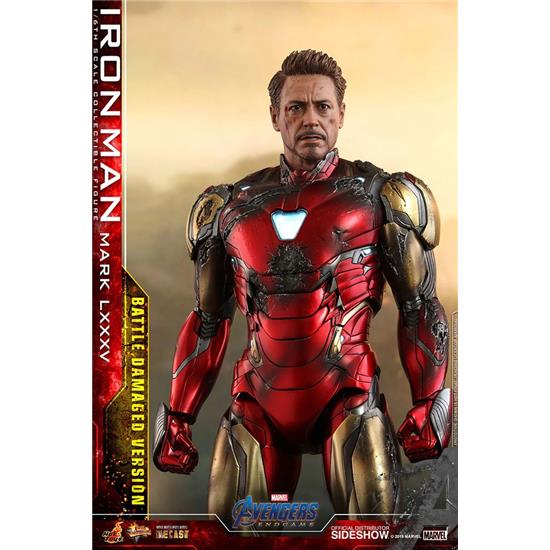 Avengers: Iron Man Mark LXXXV Battle Damaged MMS Diecast Action Figure 1/6 32 cm