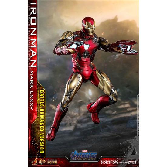 Avengers: Iron Man Mark LXXXV Battle Damaged MMS Diecast Action Figure 1/6 32 cm