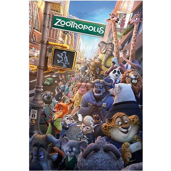 Zootopia: Zootropolis Film Plaket