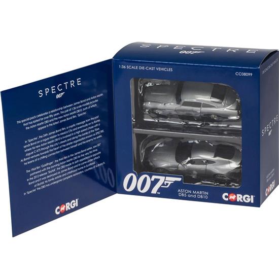 James Bond 007: Aston Martin DB10 & DB5 Diecast Model 2-Pack 1/36