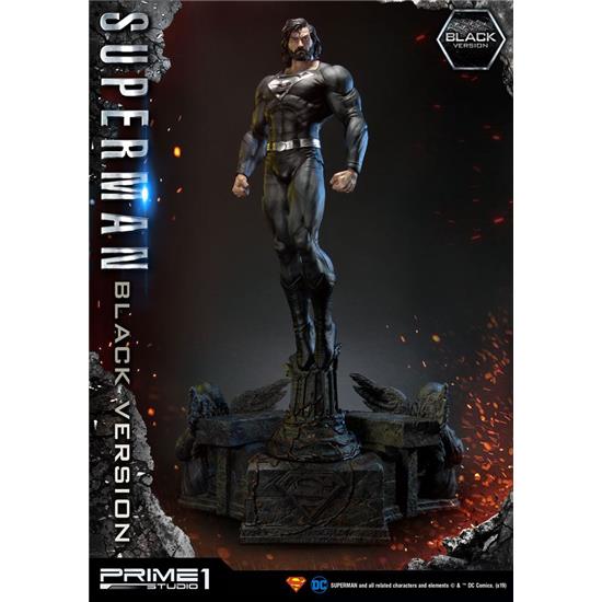 Superman: Superman Black Hush Version Statue 1/3 106 cm