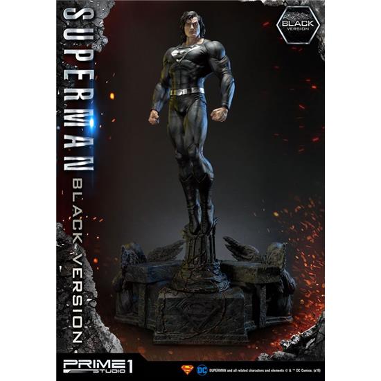 Superman: Superman Black Hush Version Statue 1/3 106 cm