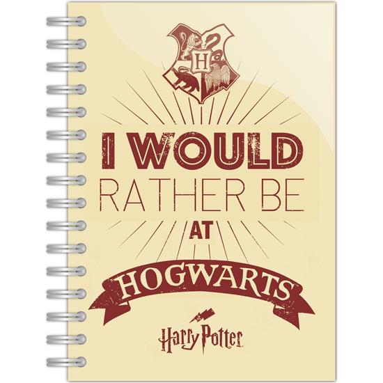 Harry Potter: I Would Rather be at Hogwarts A5 Notesbog