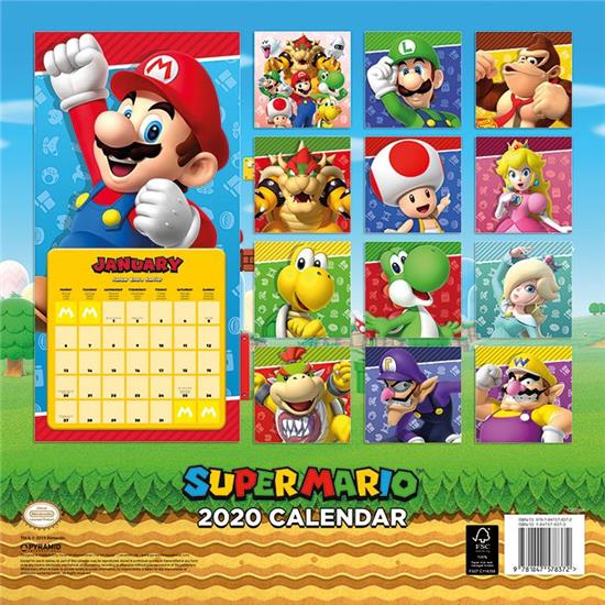 Nintendo: Super Mario 2020 Kalender