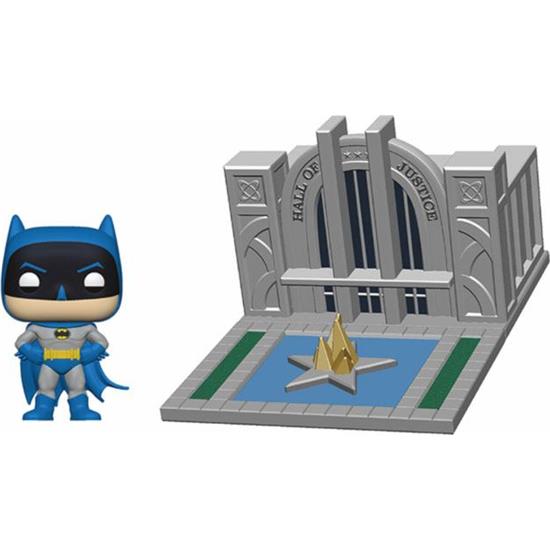 Batman: Batman & Hall of Justice POP! Town Vinyl Figur