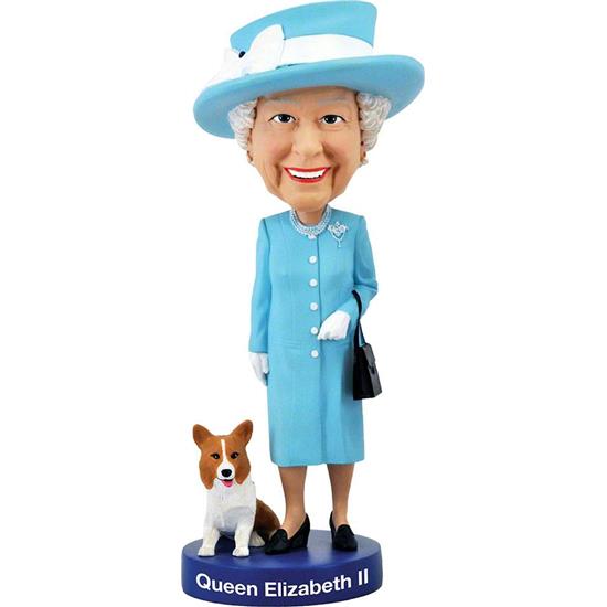 Diverse: Queen Elizabeth II Bobble-Head 20 cm