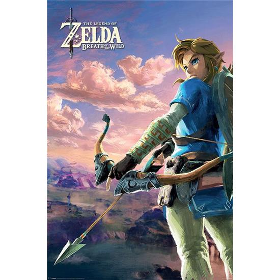 Zelda: Hyrule Scene Landscape Plakat