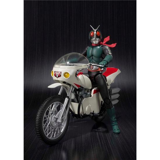 Kamen Rider: Kamen Rider with Vehicle Masked Rider 2 & Remodeled Cyclone S.H. Figuarts Action Figure 14 cm