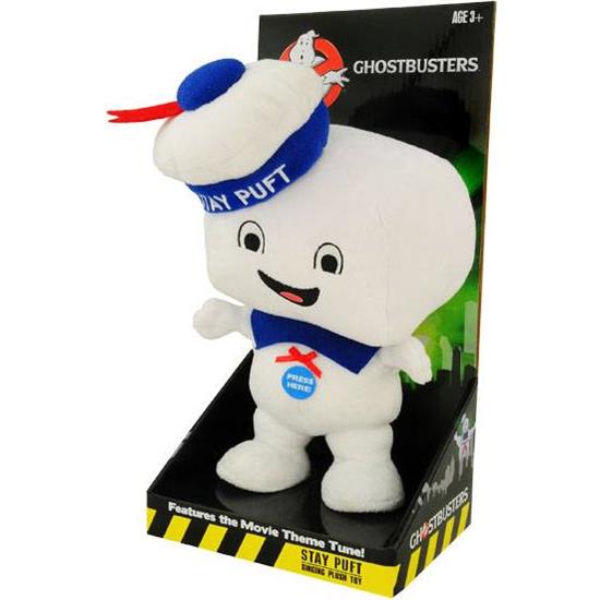 Ghostbusters: Talende Stay Puft Marshmallow Man Happy Bamse 38 cm *English Version*