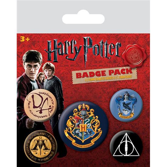 Harry Potter: Hogwarts Badges 5-Pack 