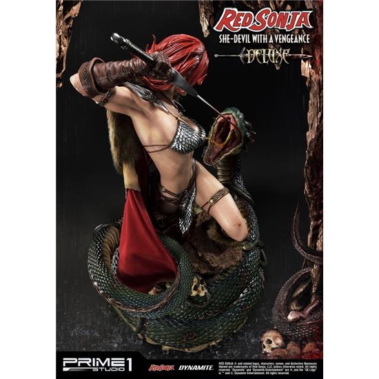 Red Sonja: Red Sonja She-Devil with a Vengeance Deluxe Version Statue 79 cm