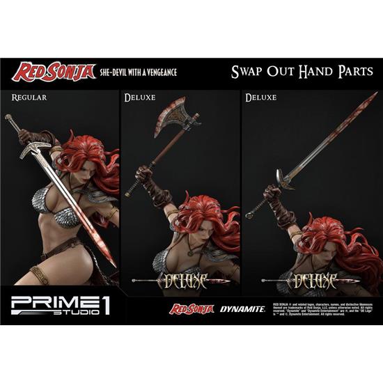 Red Sonja: Red Sonja She-Devil with a Vengeance Deluxe Version Statue 79 cm