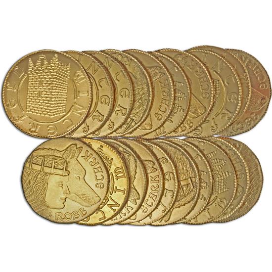 Game Of Thrones: Robb Stark Golden Half-Dragons Coin Set