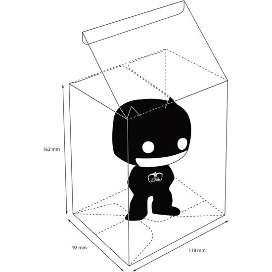 Diverse: Beskyttelses kasser til POP figur (40 stk.)