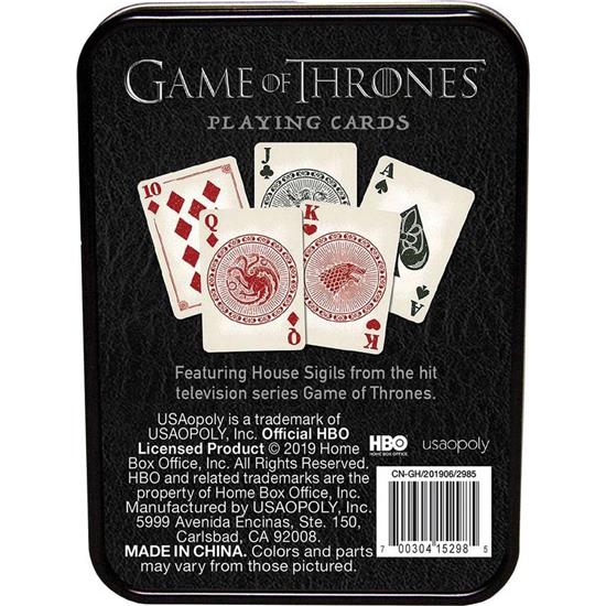 Game Of Thrones: Game of Thrones Spillekort