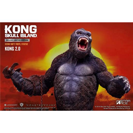 King Kong: Kong 2.0 Deluxe Version Soft Vinyl Statue 32 cm