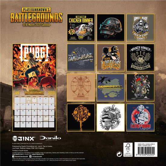 Playerunknown´s Battlegrounds (PUBG): PUBG Kalendar 2020