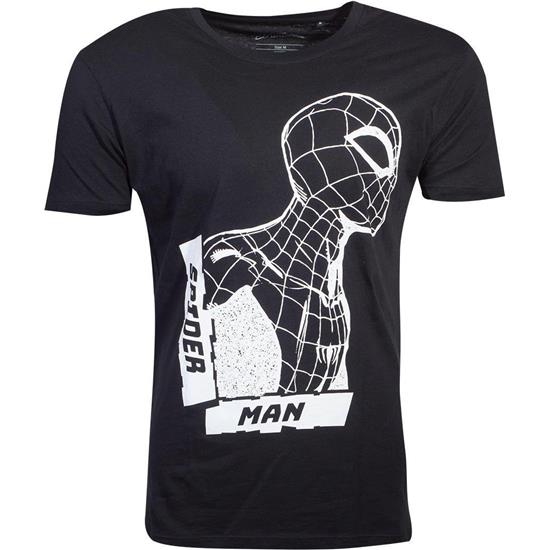 Spider-Man: Black Side View Spidey T-Shirt