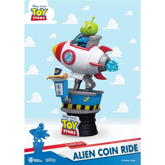 Toy Story: Alien Coin Ride D-Stage PVC Diorama 15 cm