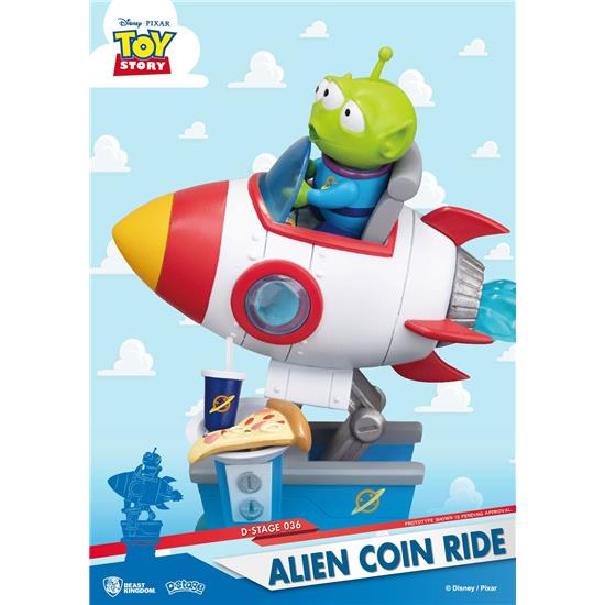 Toy Story: Alien Coin Ride D-Stage PVC Diorama 15 cm