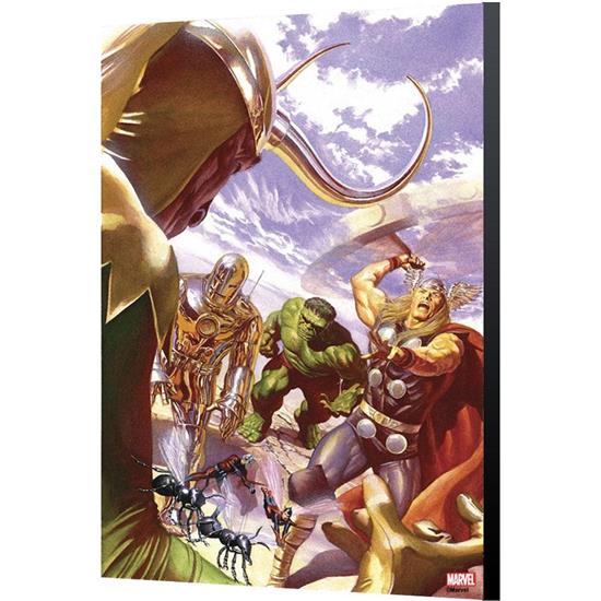 Avengers: All-New, All-Different Avengers 1 - Alex Ross Wooden Wall Art 24 x 36 cm