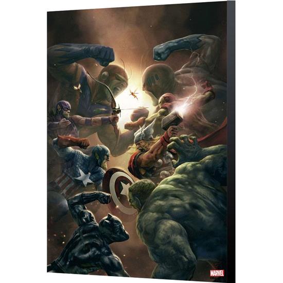 Avengers: New Avengers 43 - Aleksi Briclot Wooden Wall Art 24 x 36 cm