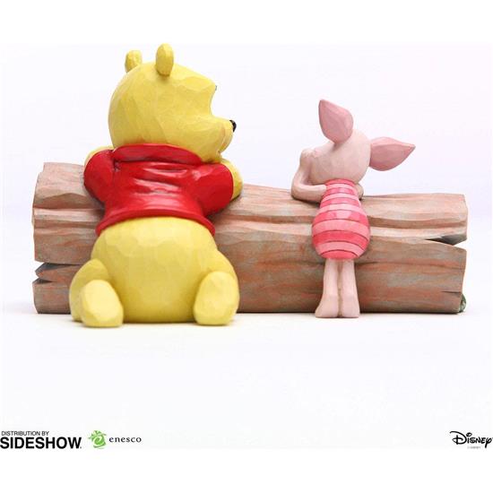 Peter Plys: Pooh & Piglet by Jim Shore Statue 10 cm