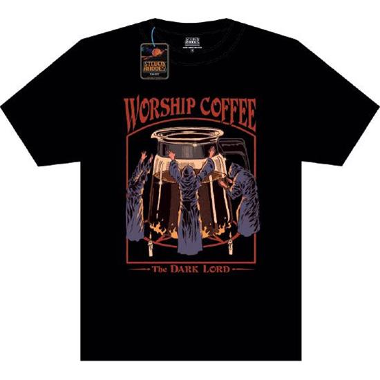 Steven Rhodes: Steven Rhodes: Worship Coffee black T-Shirt