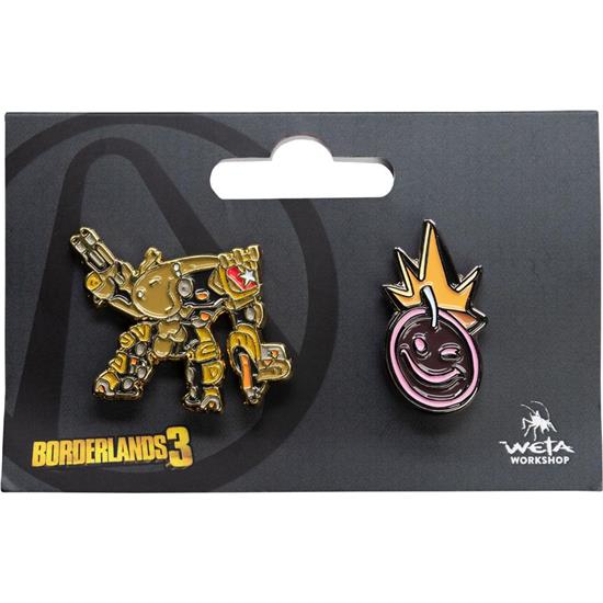 Borderlands: Iron Bear & Borderlands Smiley Collectors Pins 2-Pack
