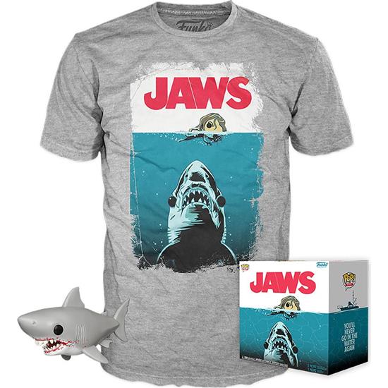 Jaws - Dødens Gab: Night Swim Jaws POP! & Tee Box
