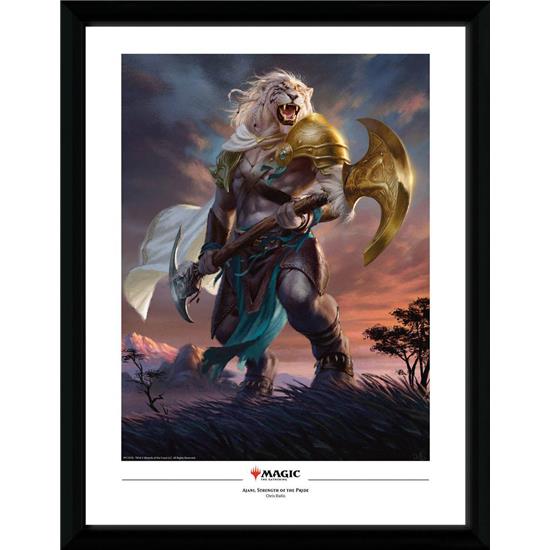Magic the Gathering: Ajani Strength of the Pride Framed Poster 45 x 34 cm