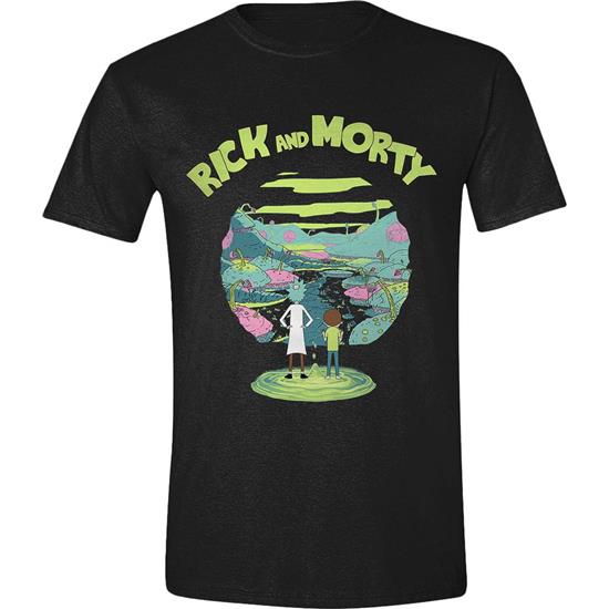 Rick and Morty: Portal & Logo T-Shirt