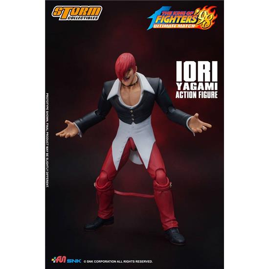 King of Fighters: Iori Yagami Ultimate Match Action Figure 1/12 17 cm