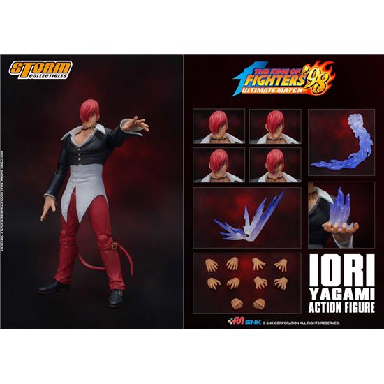King of Fighters: Iori Yagami Ultimate Match Action Figure 1/12 17 cm