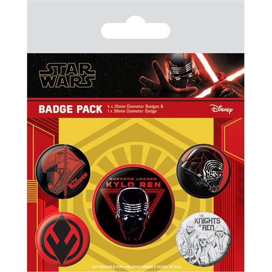 Star Wars: Sith Badges 5-Pak